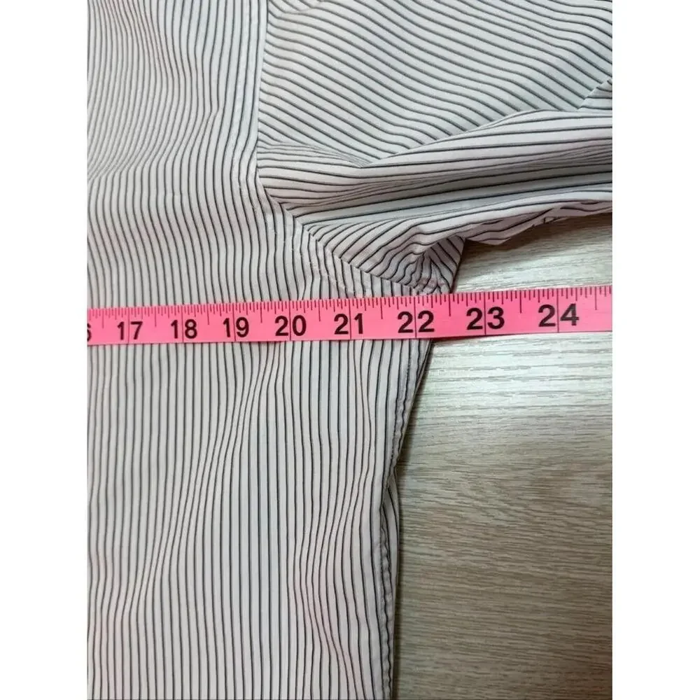 Banana Republic Black Striped Shirt Large Size L